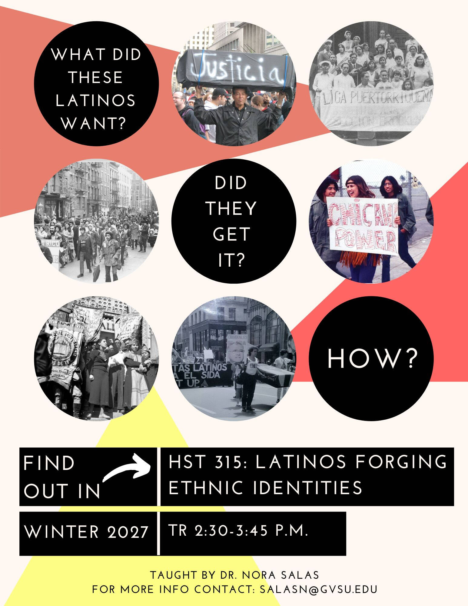 HST 315 Latinos: Forging Ethnic Identities